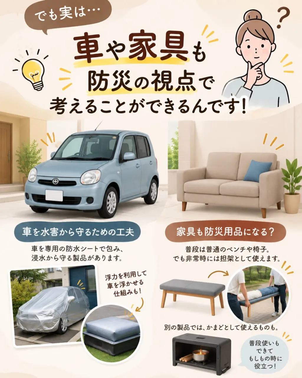 みなさんは「災害への備え」と聞くと、