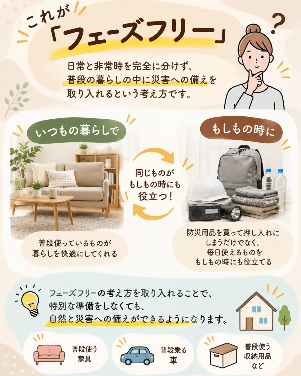 みなさんは「災害への備え」と聞くと、